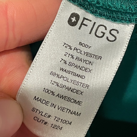 Figs Woman’s Kade Cargo Pants in Hunter Green Size S - Picture 7 of 7